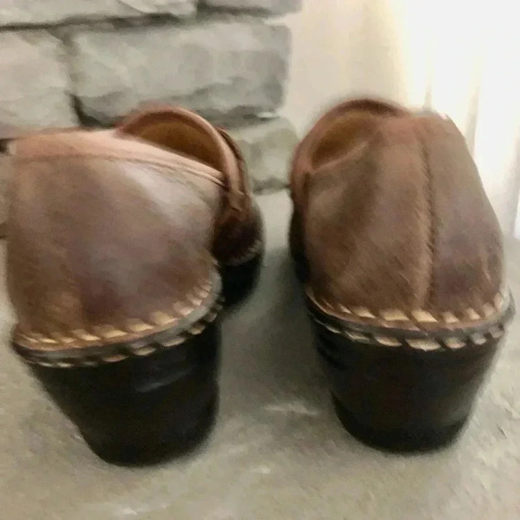 NWOT Softspots Leather,Braided upper detail Slip On Clogs,Pillow top technology - Picture 4 of 9